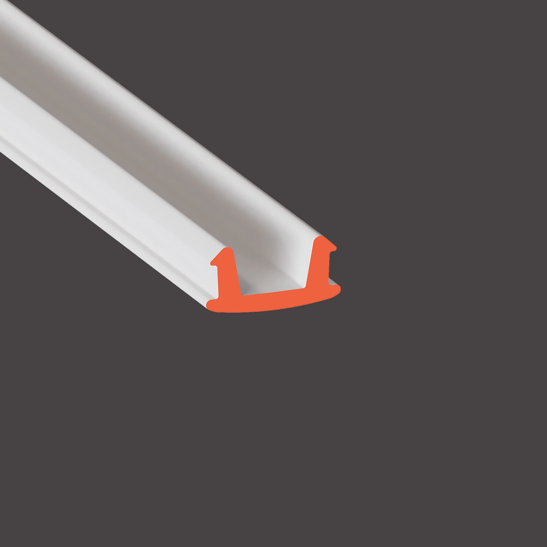 Flexy PVC 8 ЦВЕТ: черный, белый Ширина 8мм